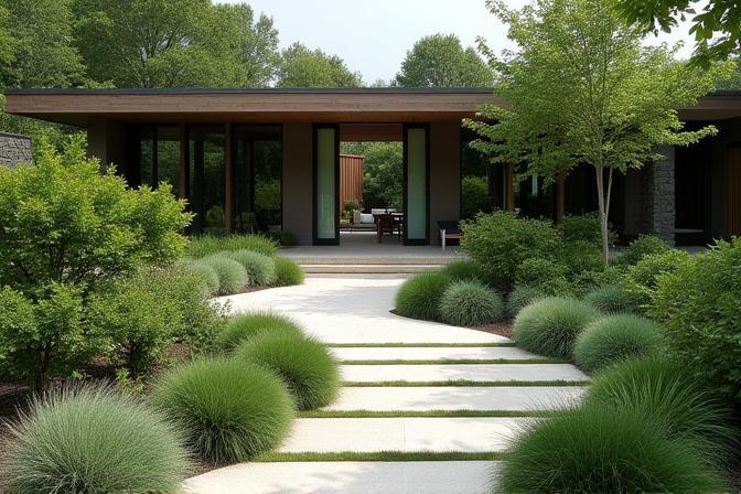 Expansive patio with outdoor kitchen and comfortable dining area